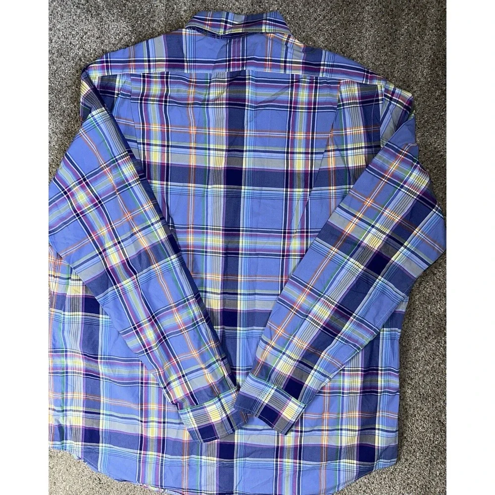 Polo‎ Ralph Lauren Men's Button Up Shirt Long Sleeve Extra Large/XL Plaid